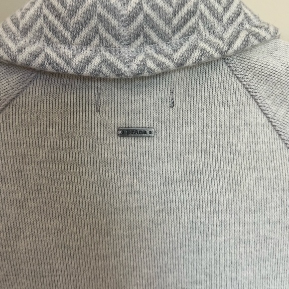 Prana Lucia Jacket Fabric Button Up Gray Size Medium - Picture 2 of 10
